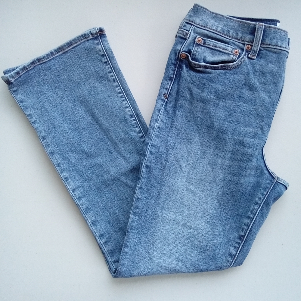 DAZE Denim Women's High-Rise Straight Leg Light Wash Jeans - Size 30P - Picture 4 of 9